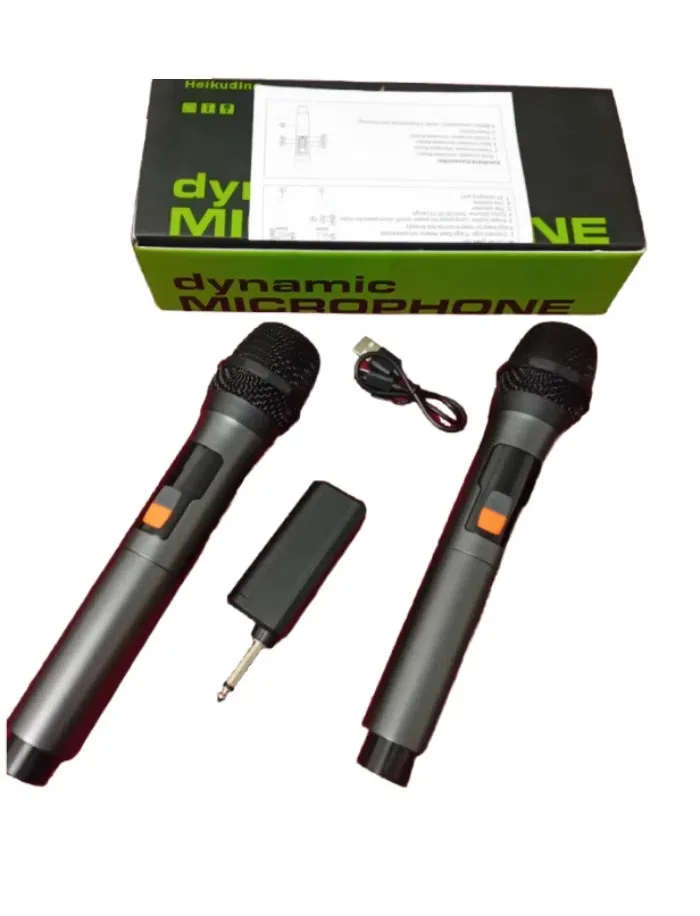 Hekuding E-2 Dual Handheld Wireless Microphone System