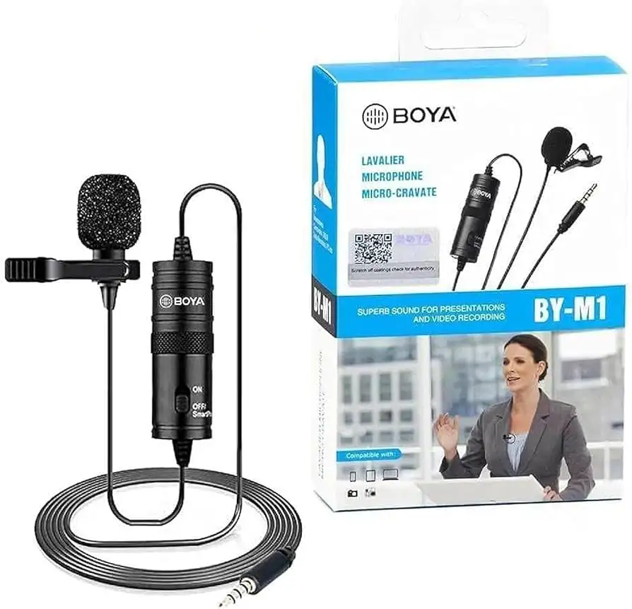 Boya BY-M1 Professional Omnidirectional Lavalier Microphone