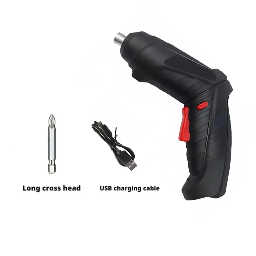 Orange Cordless Electric Drill & Screwdriver Too