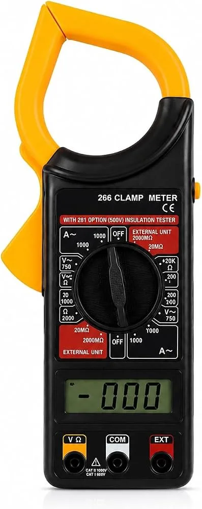 Digital AC/DC Clamp Meter Tester