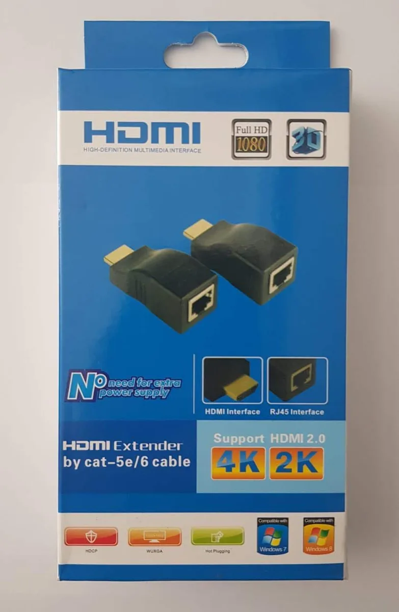 Professional HDMI Cable Extender Transceiver Set over Cat6