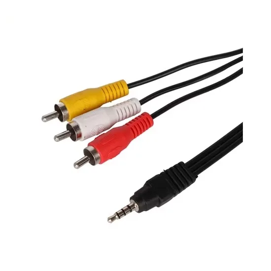 Universal 3-RCA Audio Video AV Composite Cable