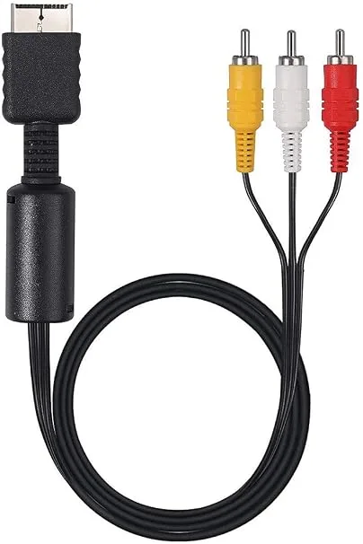 Classic PlayStation AV Audio Video Composite Cable
