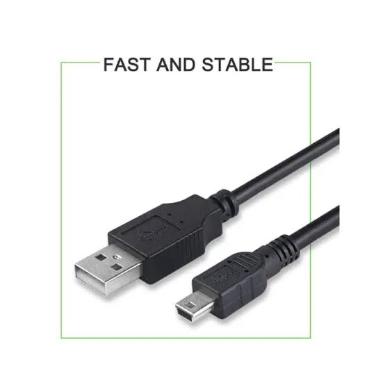 كابل تمديد ونقل بيانات بمخرج يو إس بي ميني (Mini USB) متين