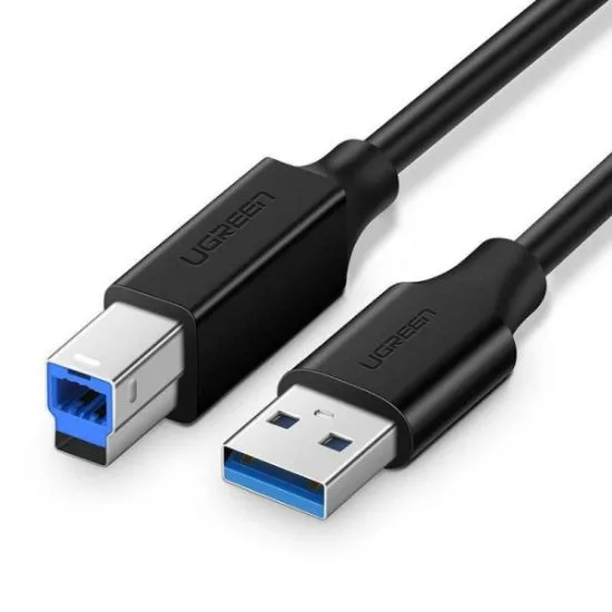 كابل طابعة وهارد خارجي يو إس بي فائق السرعة USB 3.0 Type-B