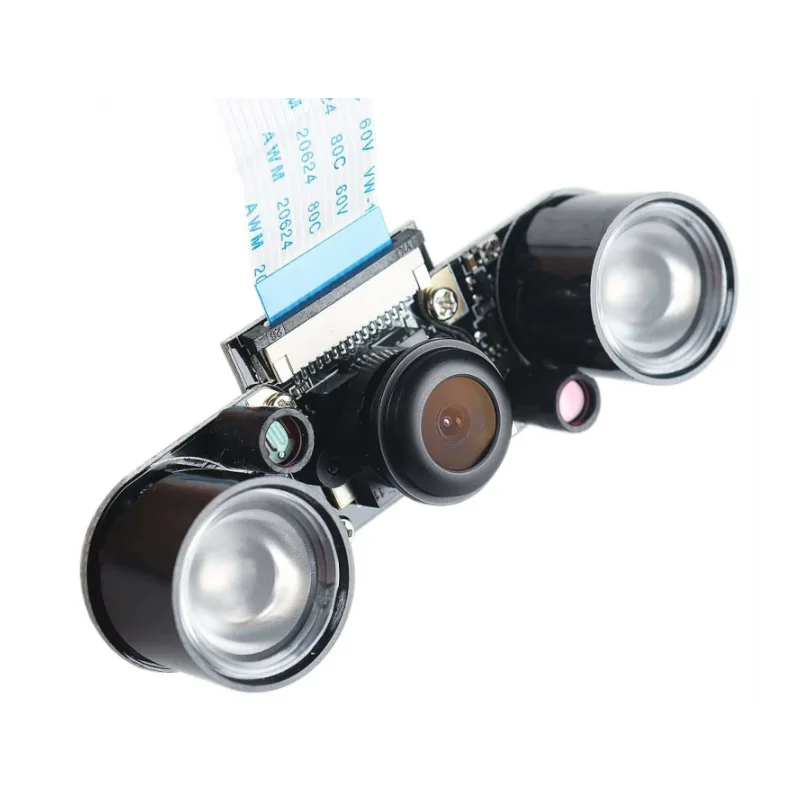 Night Vision Camera for Raspberry Pi with Adjustable Focus 160 °