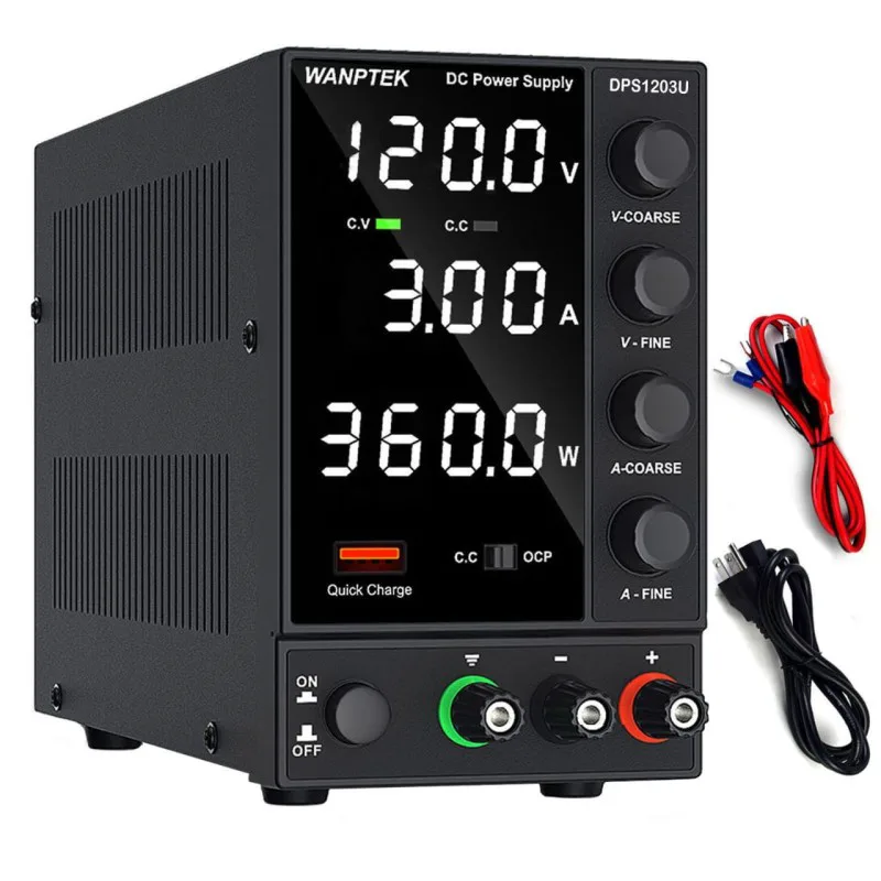 DPS1203U Lab Bench Power Supply 120V/3A