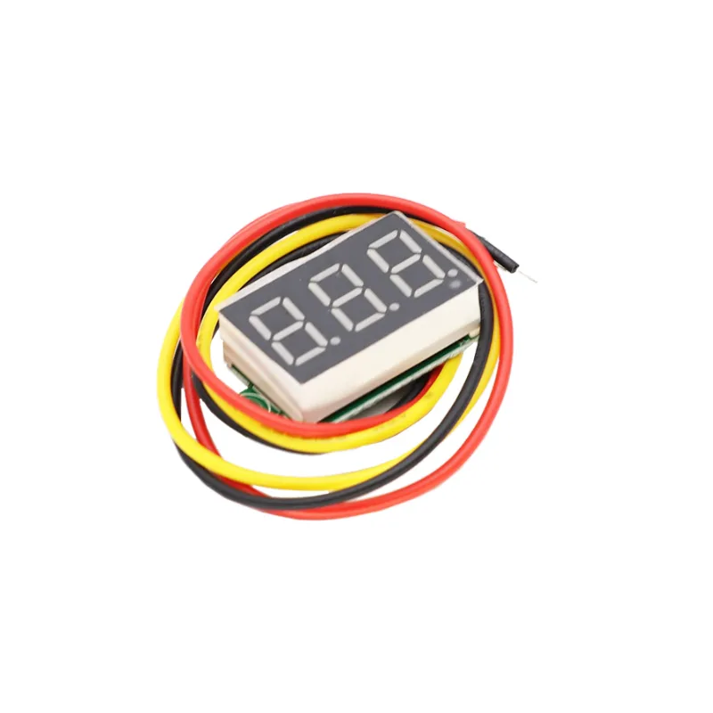 0-100 V Red Panel Voltmeter