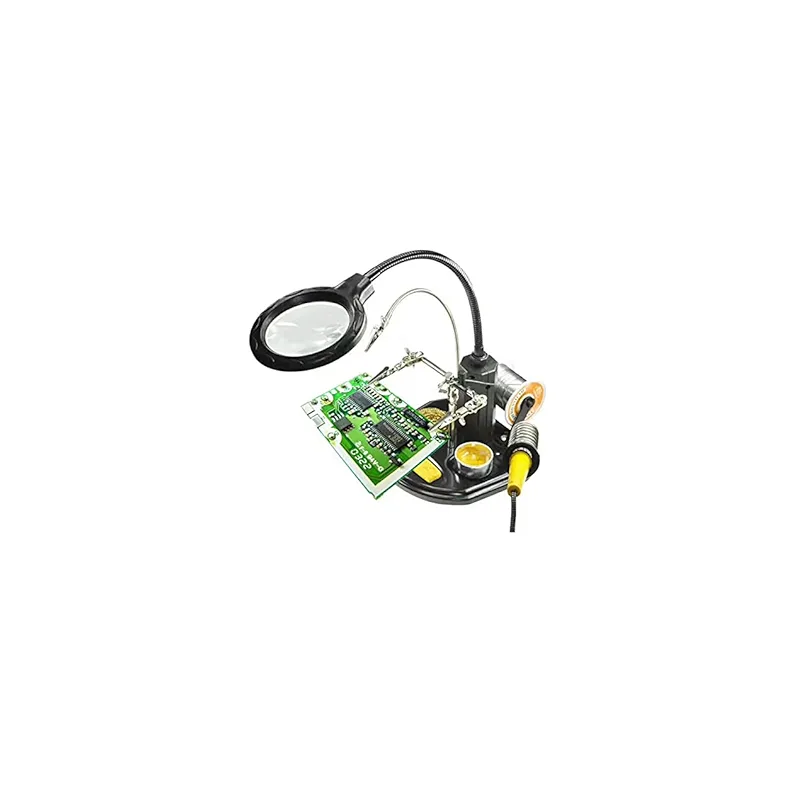 TE-802 16 SMD LEDs Magnifier Soldering Helping Hand
