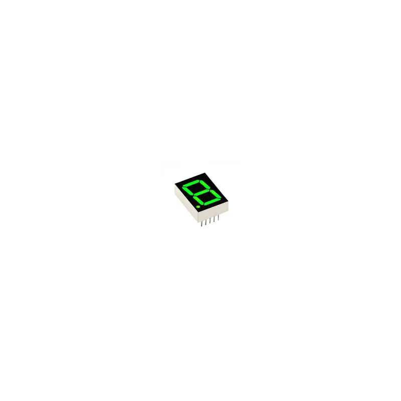 0.5″ 1-Digit 7-Segment Green Common Anode