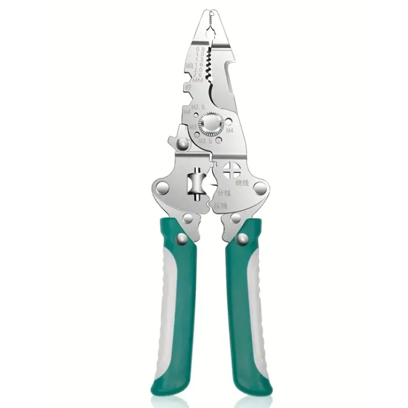 Multifunctional Folding Wire Stripper Tool for Electricians
