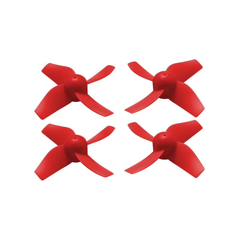 4 Blade Propeller (2CW+2CCW) 31mm – RED 1mm Shaft