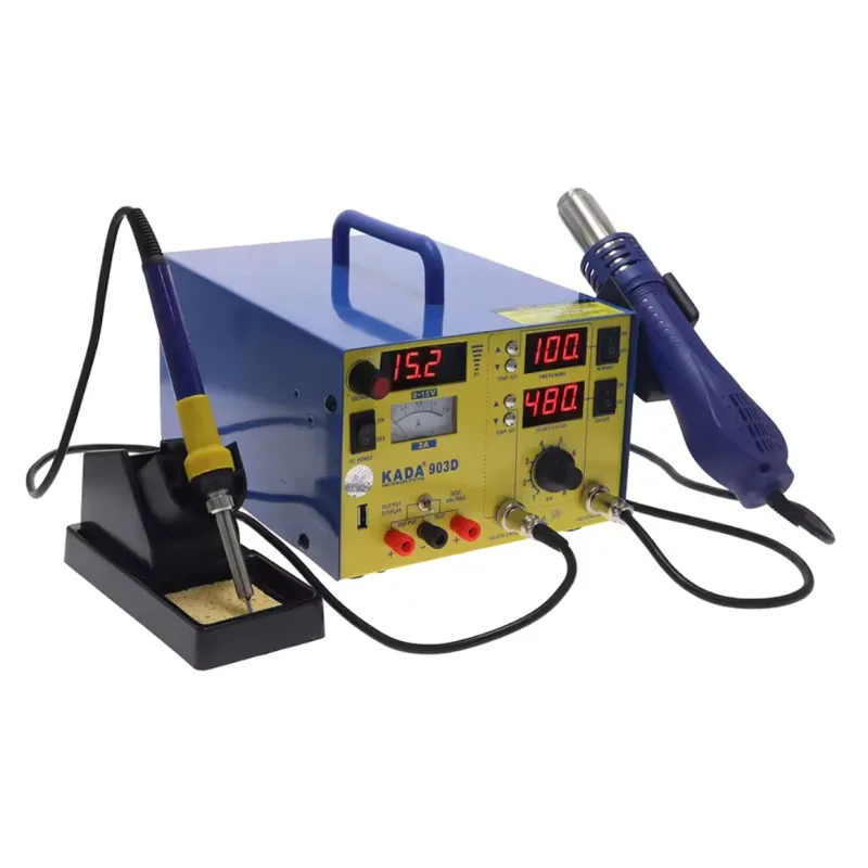 Digital Hot Air Soldering Station – Soldering Gun and Power Supply 2A-15V
