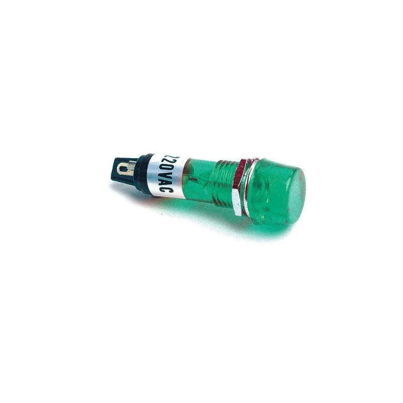 Green 220V AC/DC Signal Indicator 40mm
