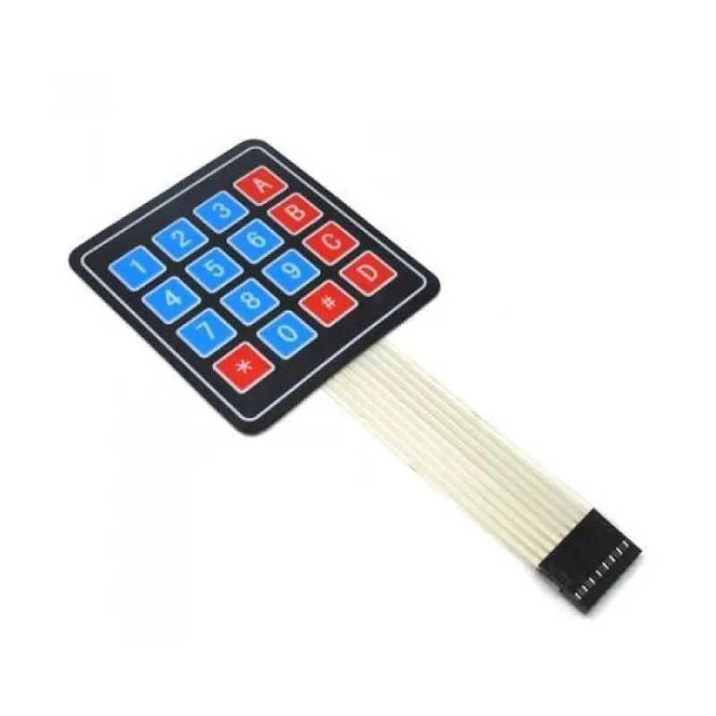 4×4 Matrix Keyboard with Female Pin Connector
