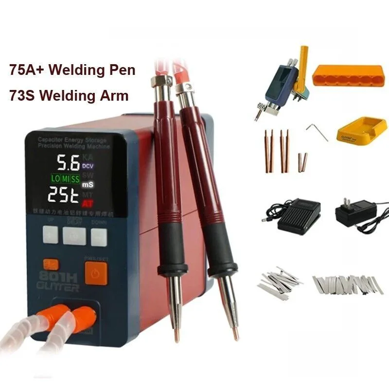 GLITTER 801H Battery Spot Welder Aluminum To Nickel Spot Welding Machine 3500A