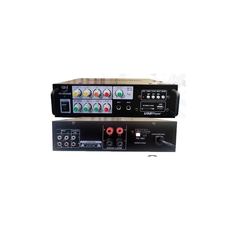 HS-666USB Amplifier 60W Ohm