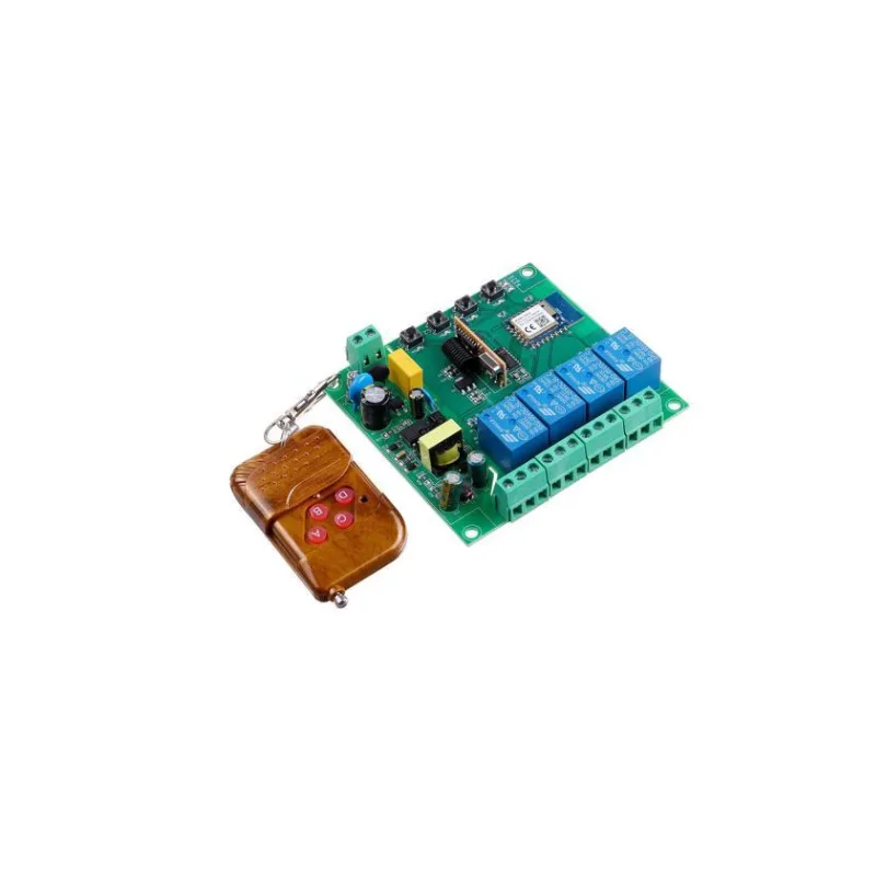 220V Smart 4-Channel Relay With WiFi and 433MHz RF