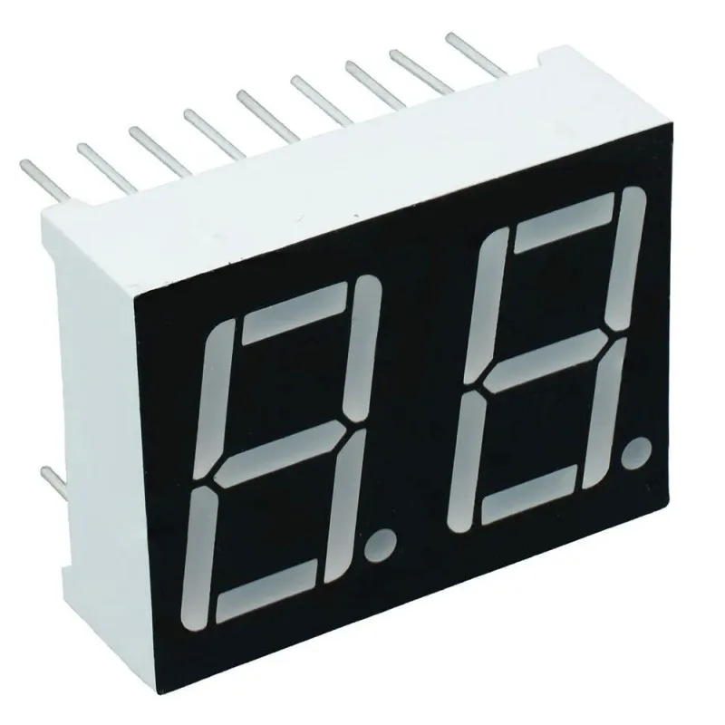0.56″ 2-Digit 7-Segment Green Common Anode