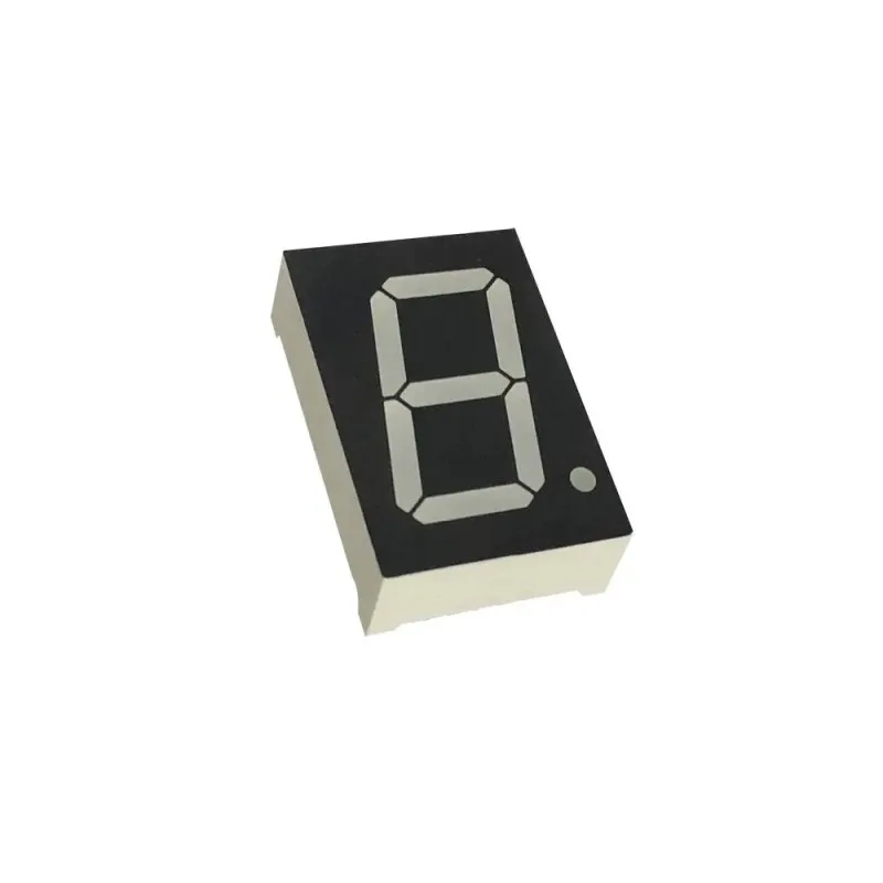 1″ 1-Digit 7-Segment Red Common Anode