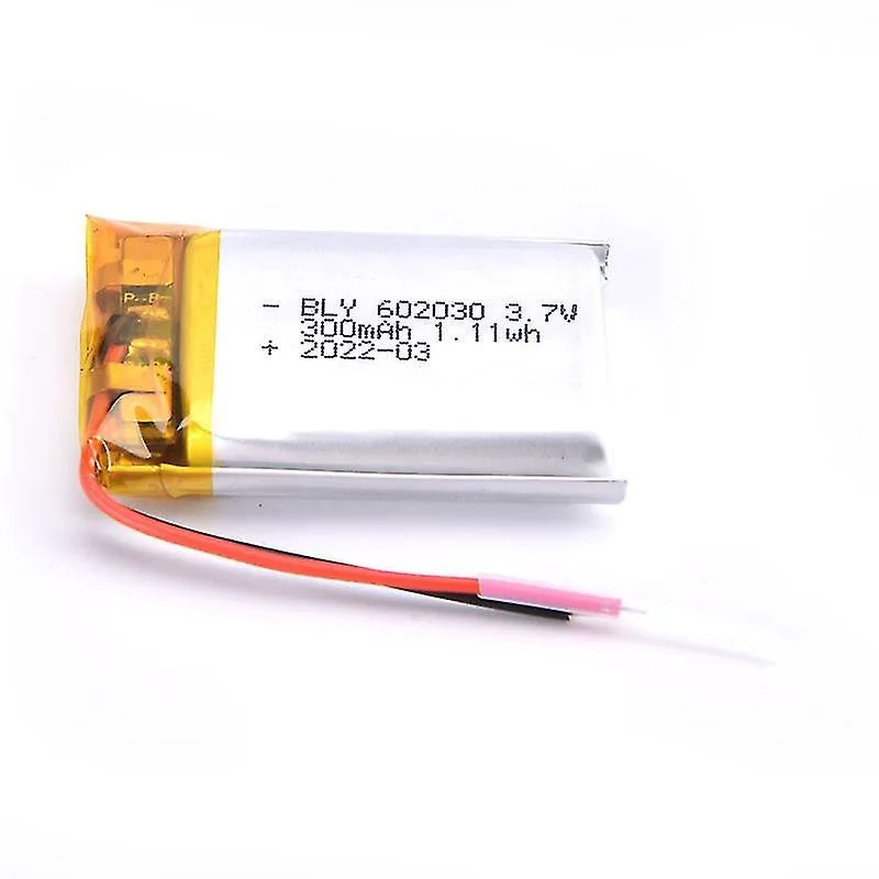 3.7V 300mAh 602030 LiPo Battery