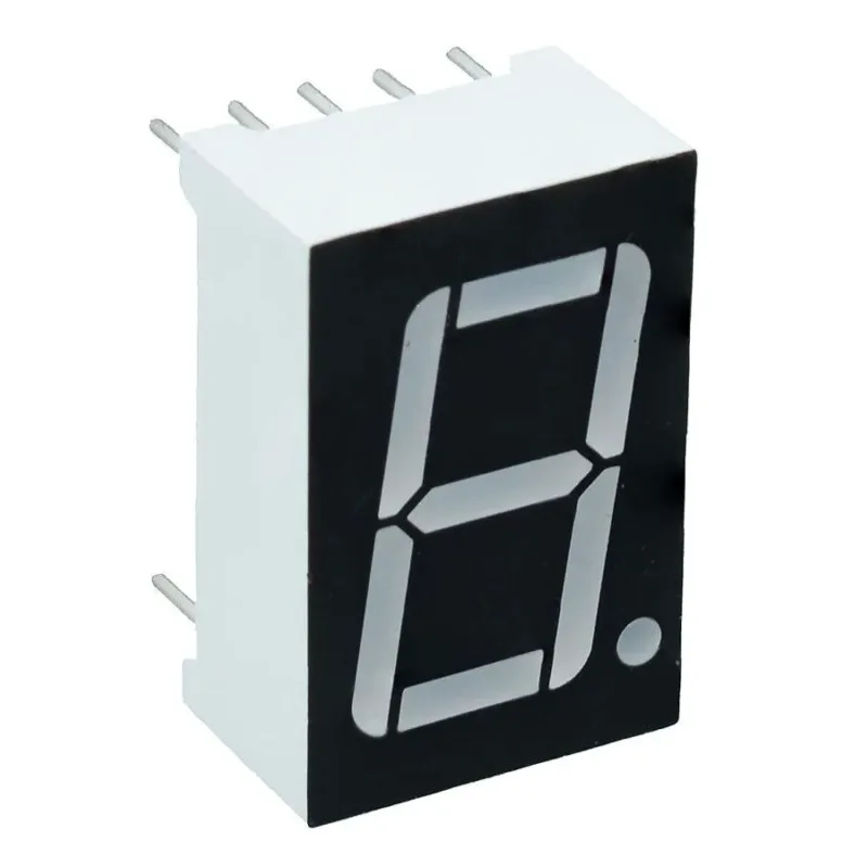 0.8″ 1-Digit 7-Segment Red Common Anode