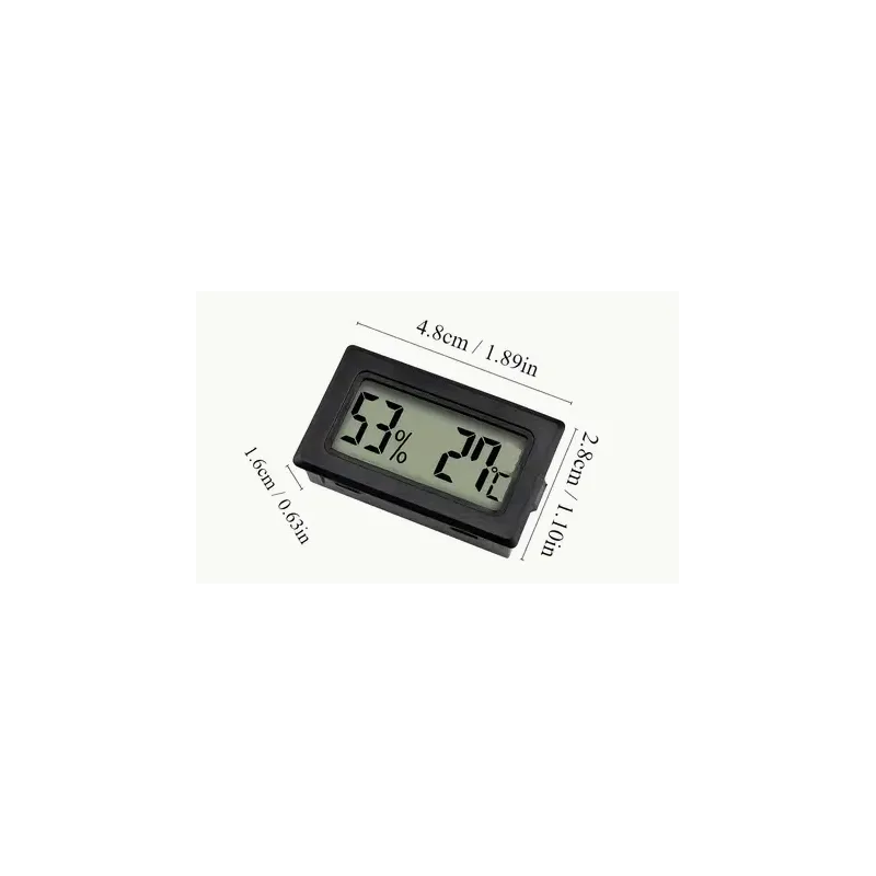 Thermometer LCD Monitor Temperature Outdoor Humidity Meter