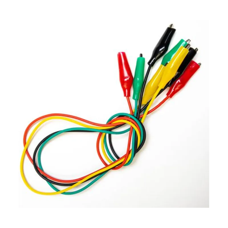 Big 5 PCS Colored Alligator Clip Cable