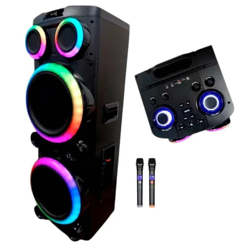 Dual 15″ Portable Bluetooth Speaker