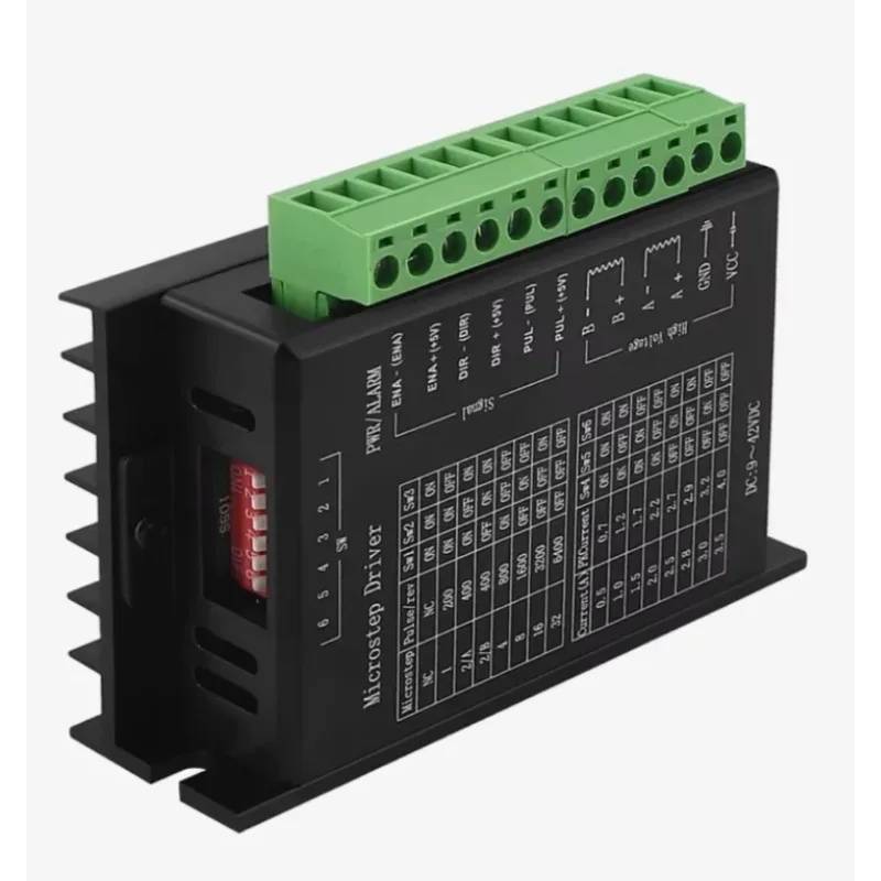 TB6600 Microstep Stepper Motor Driver for Nema17 Nema23 | 9-42V DC Input